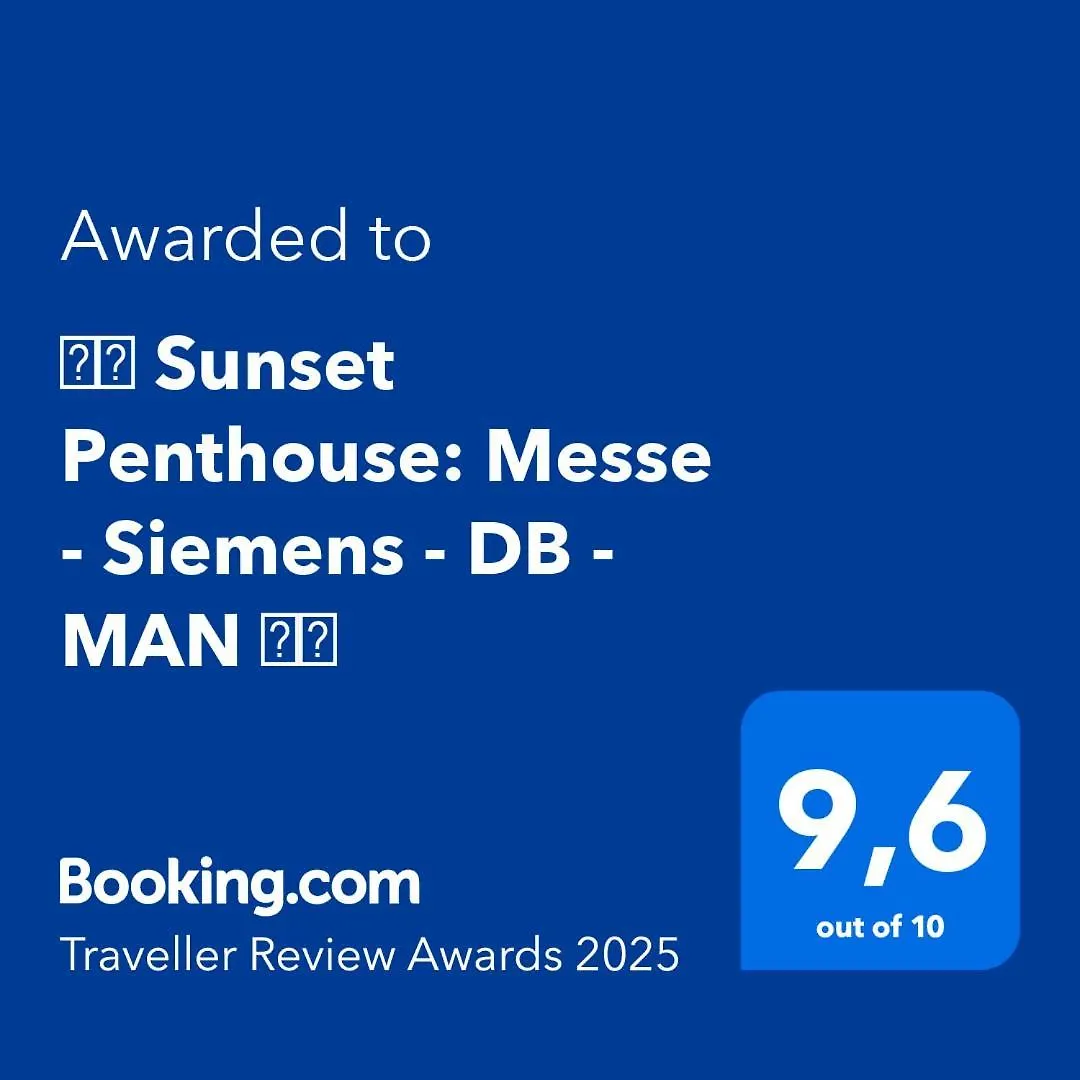 Apartament ⸨⸩ Sunset Penthouse: Messe - Siemens - Db - Man ⸨⸩ Norymberga 0*,